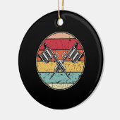 レトロタトゥー セラミックオーナメント (左)