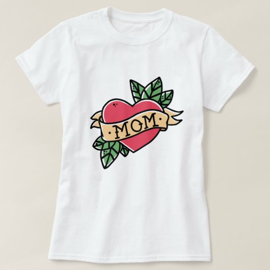 レトロタトゥー Tシャツ (デザイン正面)
