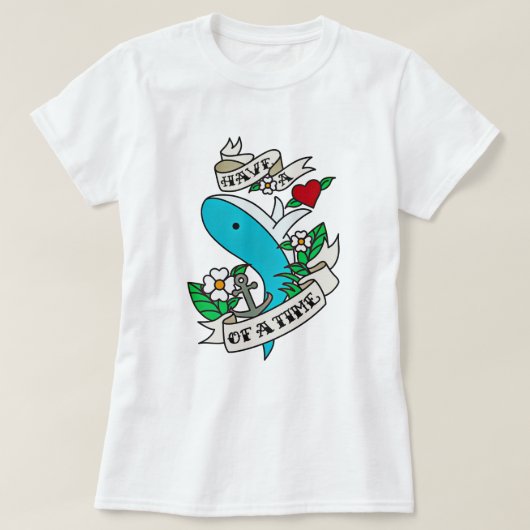 レトロタトゥー Tシャツ (デザイン正面)