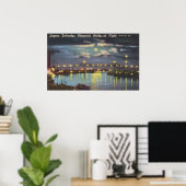 レトロタルマッジブリッジナイトサバンナGA ポスター (ホームオフィス)