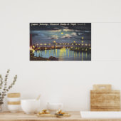 レトロタルマッジブリッジナイトサバンナGA ポスター (キッチン)