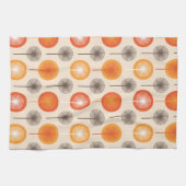 レトロタンデリオンフローラルパターンキッチンタオル キッチンタオル (横)