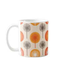 レトロタンデリオンフローラルパターン