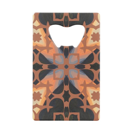 レトロタンパターン クレジットカード栓抜き (正面)