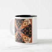 レトロタンパターン ツートーンマグカップ (正面左)