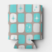 レトロターコイズスターバストクーラーボックス 缶クーラー (裏面)