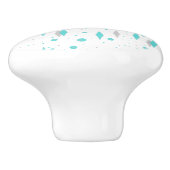 レトロターコイズダイヤモンド&スターバストセラミックノブ セラミックノブ (側面)