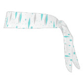 レトロターコイズダイヤモンド&スターバストヘッドバンド タイヘッドバンド (回転90)