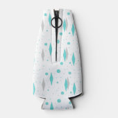 レトロターコイズダイヤモンド&スターバストボトルクール ボトルクーラー (裏面)