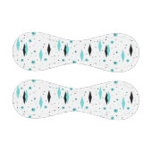 レトロターコイズダイヤモンド&スターバスト野球 野球ボール (パネル)