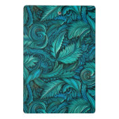 レトロターコイズツールレザースクリプト名 ミニクリップボード (裏面)