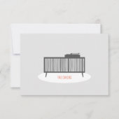 レトロターンテーブル記録閣僚サンキューカード サンキューカード (正面)