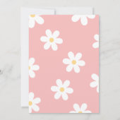 レトロダイシー 1歳の誕生日パーティー 招待状 (裏面)