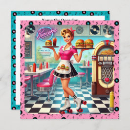 レトロダイナーへの招待 招待状