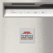レトロダイナーデザイン マグネット (インサイチュ (食洗機))