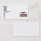 レトロダイナーデザイン 名刺 (正面/裏面)