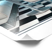 レトロダイナー50台 フォトプリント            (角)