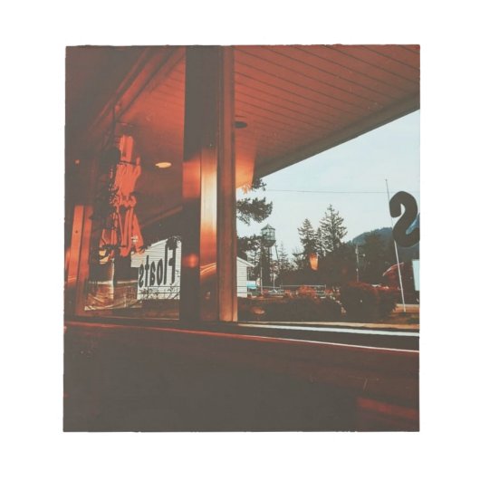 レトロダイナーin太平洋北西部 ノートパッド (正面)