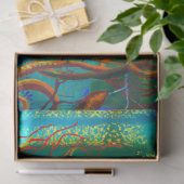 レトロダイバーメタルダイビングスーツタコデクページ 薄葉紙 (ギフト)