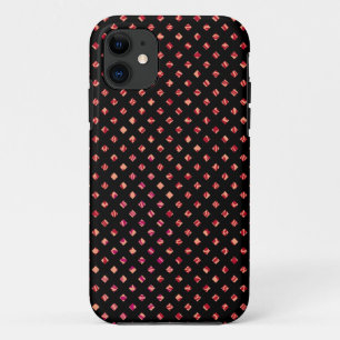 レトロダイヤモンドのシームレストライプームグラフィック iPhone 11 ケース