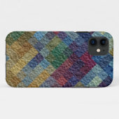 レトロダイヤモンドシームレステクスチャウォールグラフィック Case-Mate iPhoneケース (裏面(横))