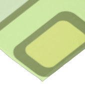 レトロダイヤモンド長方形チャートルーズ テーブルクロス (アングル)