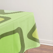 レトロダイヤモンド長方形チャートルーズ テーブルクロス (インサイチュ)