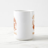 レトロダシュント「人生は気ままな」ミュート色 コーヒーマグカップ (中央)