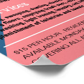 レトロダスターシルエット、家政婦、メイド ポスター (角)