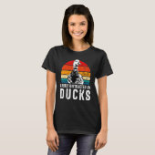 レトロダックダックアヒル Tシャツ (正面フル)