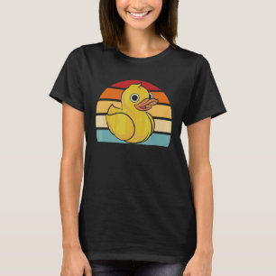 レトロダック浴用玩具ダッキーゴムダック Tシャツ