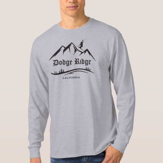 レトロダッジリッジスキーアドベンチャー Tシャツ (正面)