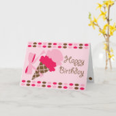 レトロダブルディップ – グリーティングカード (黄色い花)