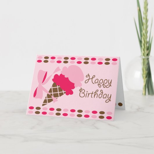 レトロダブルディップ – グリーティングカード (正面)