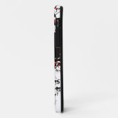 レトロダマスクパターン（モノグラム文字N付） Case-Mate iPhoneケース (裏面/左)