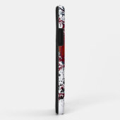 レトロダマスクパターン(モノグラム文字R) Case-Mate iPhoneケース (裏面/右)