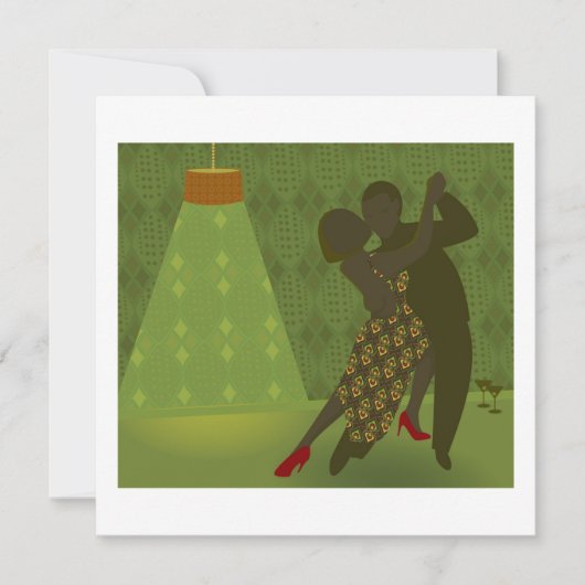 レトロダンスへの招待 招待状 (正面)