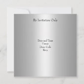 レトロダンスパーティの招待状 招待状 (裏面)