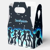 レトロダンスパーティーティール（緑がかった色）ゲーブル フェイバーボックス (オープン)