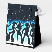 レトロダンスパーティーティール（緑がかった色）テント フェイバーボックス (裏面サイド)