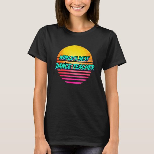レトロダンス先生 Tシャツ (正面)