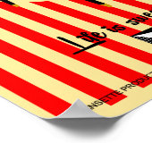 レトロダンセッテのレコードポップ・アートのプレーヤーのアートポスター ポスター (角)