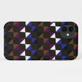 レトロダークダイヤモンドアーガイル Case-Mate iPhoneケース (裏面(横))