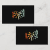 レトロダーツヴィンテージダーツマスターズおもしろいダーツ遊ダーツ 名刺 (正面/裏面)