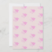 レトロチアリーティングパーティー誕生日招待状 (裏面)