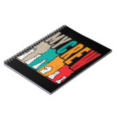 レトロチェスカッコいい駒ボード ノートブック (左側)