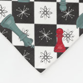 レトロチェス盤 フリースブランケット (角)