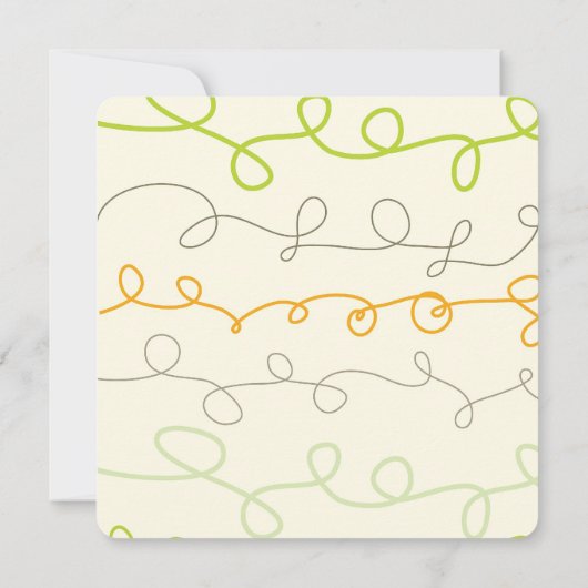 レトロチェックと落書きシック3フォトボーイ誕生 案内状 (裏面)