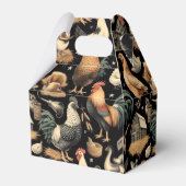 レトロチキンファームパターン フェイバーボックス (裏面サイド)