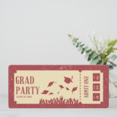 レトロチケット卒業党 招待状 (スタンド正面)